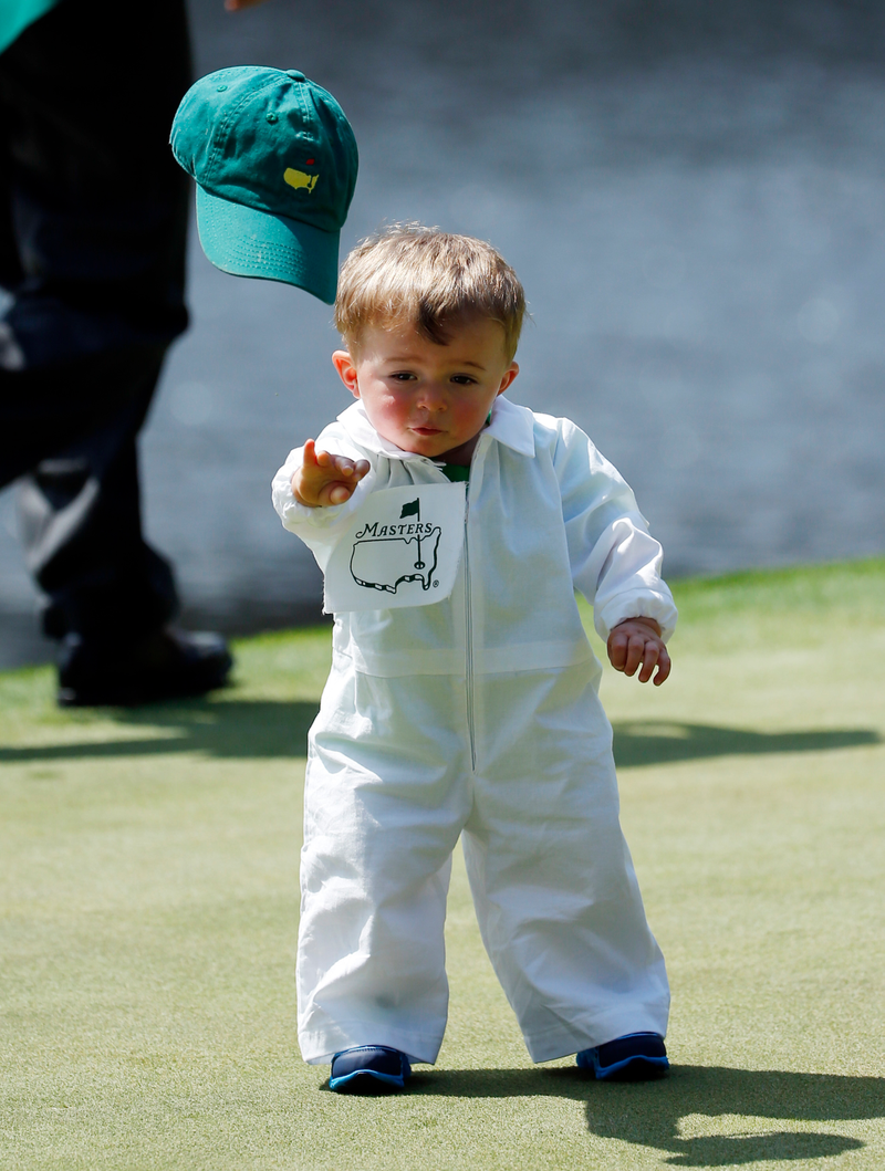 Illustration for article titled The Masters Par 3 Contest Gave Us Our New Favorite Sports Baby